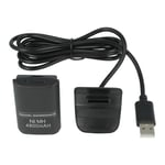 2x Play & Charge Kit for Microsoft Xbox 360 Controller