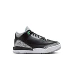 Chaussures Nike Air Jordan 3 Ps " Vert Lueur " DM0966 031 Noir Enfant Original