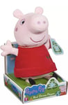 Peppa Pig - RED DRESS PEPPA - Soft Plush Toy - NEW