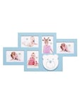 Deknudt Frames S66RK6-P5 Cadre Multi-Photos pour 5 Photos Bleu Pastel 10 x 15 cm