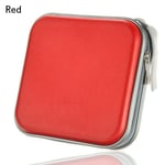 Cd Dvd Storage Case Organizer 40 Disc Red