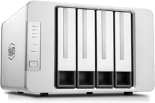 4-Bay NAS Media Server, Quad-Core 1.4GHz, 1GB RAM, Personal Cloud Storage