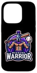 Coque pour iPhone 14 Pro Baseball Weekend Warrior Funny Player Lover Citation Dire