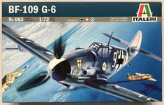 ITALERI 063 Messerschmitt BF-109 G-6 1:72 Aircraft Model Kit