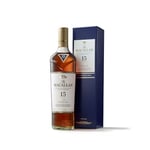 The Macallan 15 Years Old Double Cask | Single Malt Highland Scotch Whisky | Butterscotch, Apple & Sweet Spice | Sherry Seasoned Oak Casks | 43% ABV | 70cl