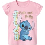 Name It Nmffolly Stitch t-skjorte til barn, Pink Frosting