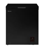 Fridgemaster MCF142EB Chest Freezer - Black - E Rated