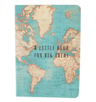 Sass & Belle Vintage Map Big Ideas Notebook, Multi-Colour