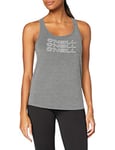 O'Neill Triple Stack Racer tanktop T-Shirt Femme, Silver Mel, XL