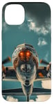 Coque pour iPhone 14 Plus Design aéronautique vintage du bombardier B-17 Flying Fortress de la Seconde Guerre mondiale