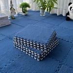 10 st 30*30cm Baby Play Mat Träning Barn Mat NAVY marinblå