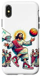 Coque pour iPhone X/XS Ballin with the Messiah Rejoignez la communauté Jesus Basketball