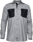 Aclima ReBorn Woolshirt M'slight grey/dark grey melange S