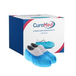 Cura Farma Couvre-Chaussures jetables Couvre-Chaussures Bleu Visiteur Piscine – 100 pièces – Original 500 g