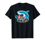 Shark Eating Sushi Sushi rolls T-Shirt