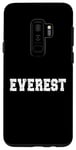 Coque pour Galaxy S9+ Souvenir de l'Everest / Everest Mountain Climber / Police moderne