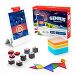 Osmo - Genius Starter Kit for iPad - 5 Educational Learning Games - Ages 6-10 - Math, Spelling, Creativity & More - STEM Toy (Osmo iPad Base Included)