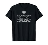 Scottish Wedding Vow Blood of My Blood Bone of My Bone T-Shirt