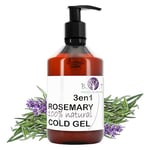 B.O.T Cosmetic & Wellness - Gel Rafraîchissant 3en1 au Romarin | Muscles, Circulation, Relaxant Sportif | Huile CBD, Crème Décontractant, Essentiel, 250 ml