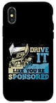 iPhone X/XS Dirt Track Racing Race Sprint Car Vintage Drive It Like Case