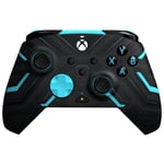 Manette filaire Pdp Advanced Titan Steel pour Xbox Series X S Xbox One et PC Noir et Bleu