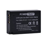 1 batterie Batterie Lithium-ion, 1300mah, Lpe17, Lp, E17, Pour Canon Eos M3, M5, 750d, 760d, 800d, T6i, T6s,