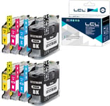 Cartouche d'encre Compatible LC127 LC127XL LC125XL LC127XLBK LC125XLC LC125XLM LC125XLY (2Noir 2Cyan 2Magenta 2Jaune) Remplacement pour Brother MFC-J4410DW J4510DW J4610DW J4710DW DCP-J4110DW