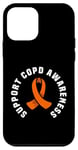 Coque pour iPhone 12 mini Ruban orange pour sensibilisation à la MPOC