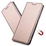 MRSTER Coque pour Xiaomi Mi 10T Housse, Étui à Rabat avec Carte Fentes, Fermeture Magnétique, Antichoc Ultra Mince Protection Case pour Xiaomi Mi 10T / 10T Pro. DT Pink