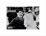 Wee Blue Coo MOVIE FILM FLOORWALKER CHARLIE CHAPLIN SILENT COMEDY FRAMED ART PRINT B12X5489