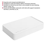 8‑Port Gigabit Ethernet Switch Network Switch Adapter Rj4510/100/1000Mbps Part