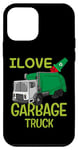 Coque pour iPhone 12 mini Love Camion poubelle de recyclage pour enfants et adultes