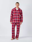 John Lewis Mens Family Christmas Check Pyjamas, Red