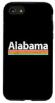 Coque pour iPhone SE (2020) / 7 / 8 Alabama - AL - Vintage / Worn Design - Classic