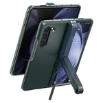 Spigen Tough Armor Pro P Case Compatible with Samsung Galaxy Z Fold 5 5G - Abyss Green