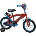 Toimsa Bicycle Marvel Spider-Man 14" Bike Cycling Removable Stabilisers 4-6yrs