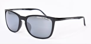 Porsche Design Mens Sunglasses P8673 A V388 Black Frame, Size 57mm 18mm 140mm