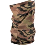 Nackvärmare zan headgear - Motley tube halsrör svart en storlek passar de flesta woodland camo polyester