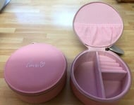 Valentine Gift -Pink Jewellery box with tag - logo 'love'