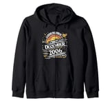 A Legend Was Born In December 2006 Awesome Man Boy Birthday Zip Hoodie