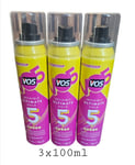 VO5 Invisible Ultimate Hold 5 Hair Spray 3x100ml Pack