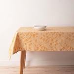 BELUM 32010D2 Nappe Anti-Taches en Jacquard, Taille 100 x 155 cm - Nappe Anti-Taches, Toucher Extra Doux, Couleur Or, Tissu 70% Coton - 30% Polyester