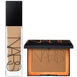 NARS Natural Longwear Foundation 30ml and NARS Laguna Bronzing Powder 2.8g (Various Shades) - Aruba