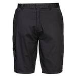 Portwest S790 Men's High Performance Comfort Combat Cargo Work Shorts Black, S