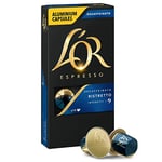 L'OR Espresso Ristretto Decafeinato Coffee Pods, Intensity 9, 10 Pods