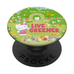 Live Greener - Hello Kitty PopSockets Swappable PopGrip