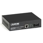 Black box BLACK BOX LPS500 SERIES GIGABIT ETHERNET (1000-MBPS) POE MEDIA CONVERTER - 10/100/1000-MBPS COPPER TO 1000-MBPS SINGLEMODE FIBER, 1310NM, 10KM, LC (LPS500A-SM-10K-LC)