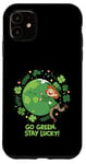 Coque pour iPhone 11 Go Green – Stay Lucky – Trèfle de la Saint-Patrick