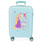 Disney Princess Celebration Valise de cabine verte 38 x 55 x 20 cm rigide ABS fermeture à combinaison latérale 34 L 2,66 kg 4 roues doubles bagage à main