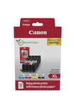 Canon CLI-551 XL C M Y BK Pack de 4 Cartouches (Noir XL Cyan XL Magenta XL Jaune XL) Certifié (Carton Recyclable 2024)